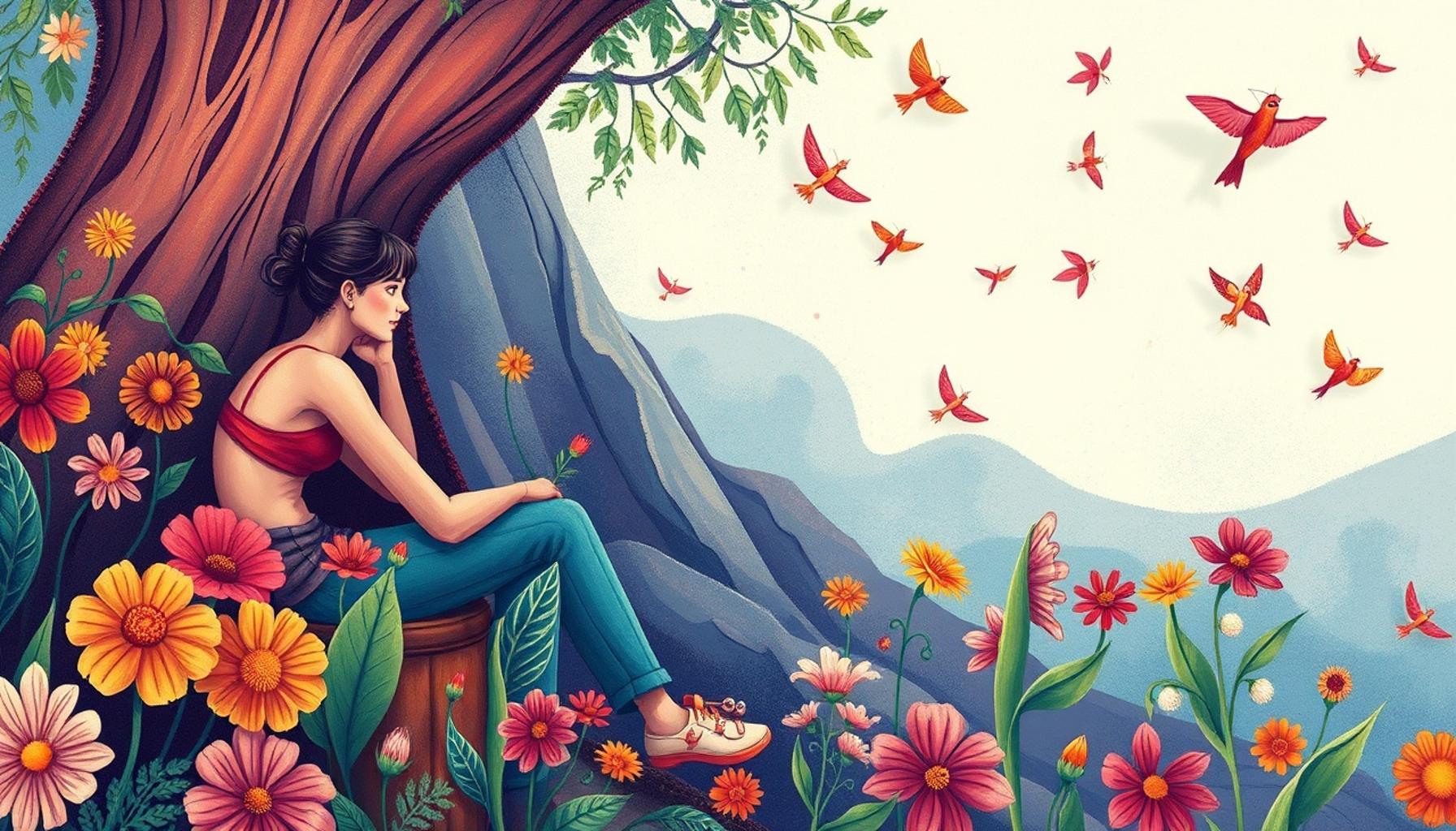 How daily affirmations can be used to develop a positive attitude towards changes and transitions in life.