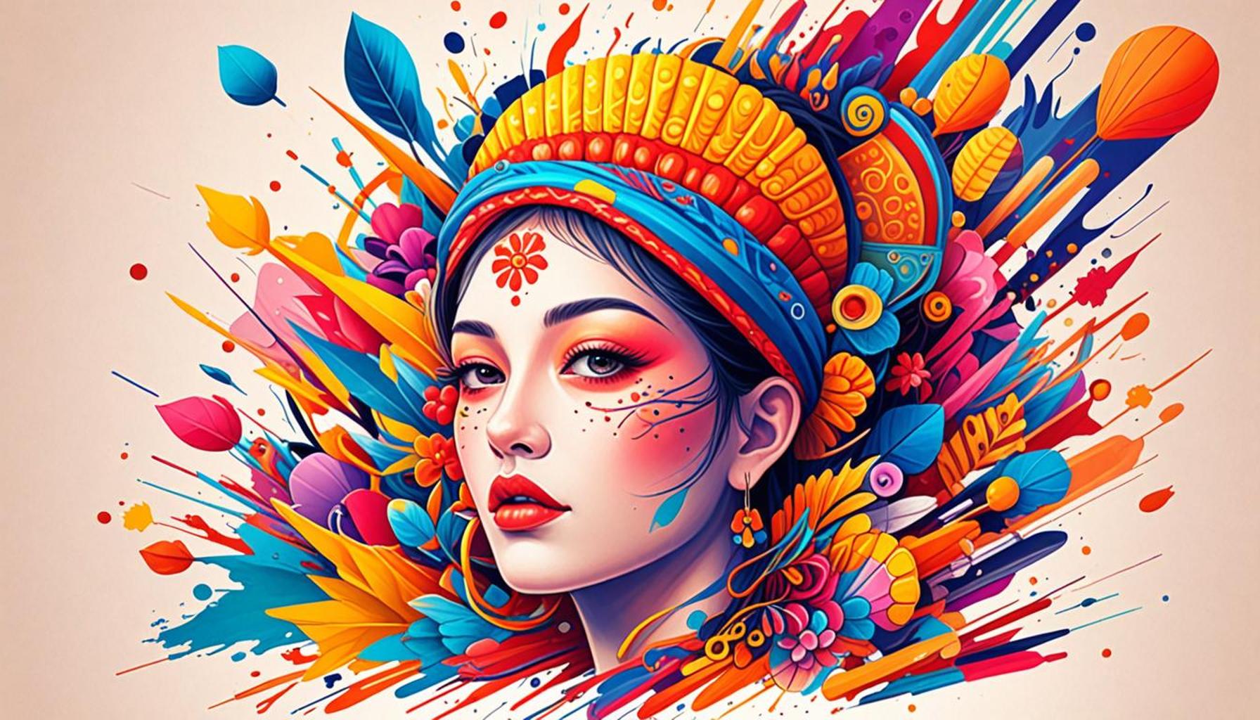 Blending Traditional and Modern Art Forms A Creative Evolution