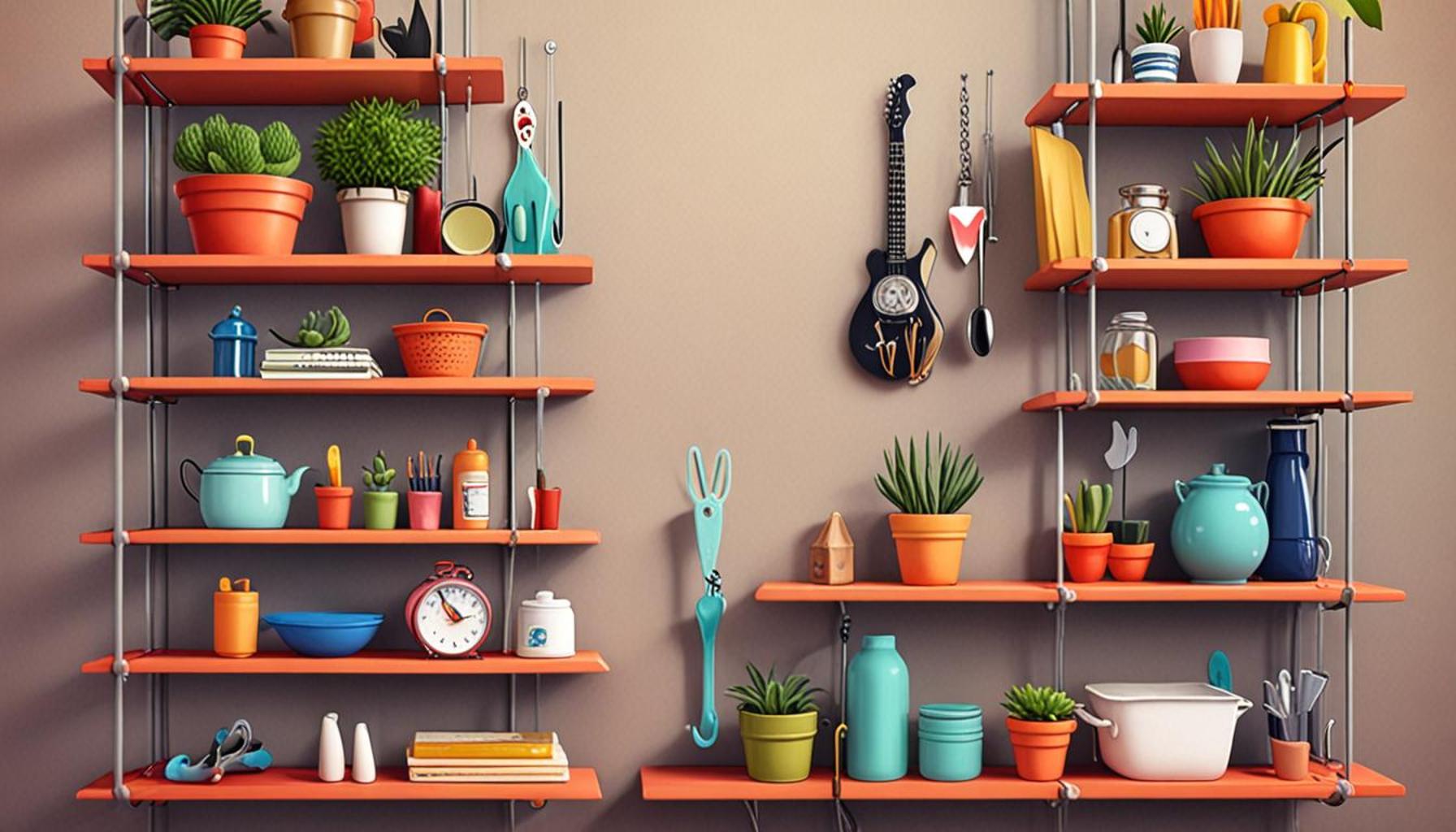 Vertical Organization: How to Use Shelves and Hooks to Create Space in Small Environments